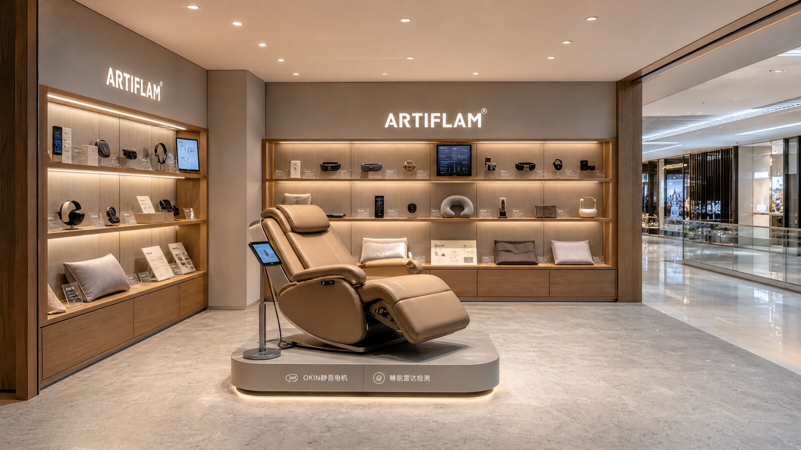 寝具卖场展区