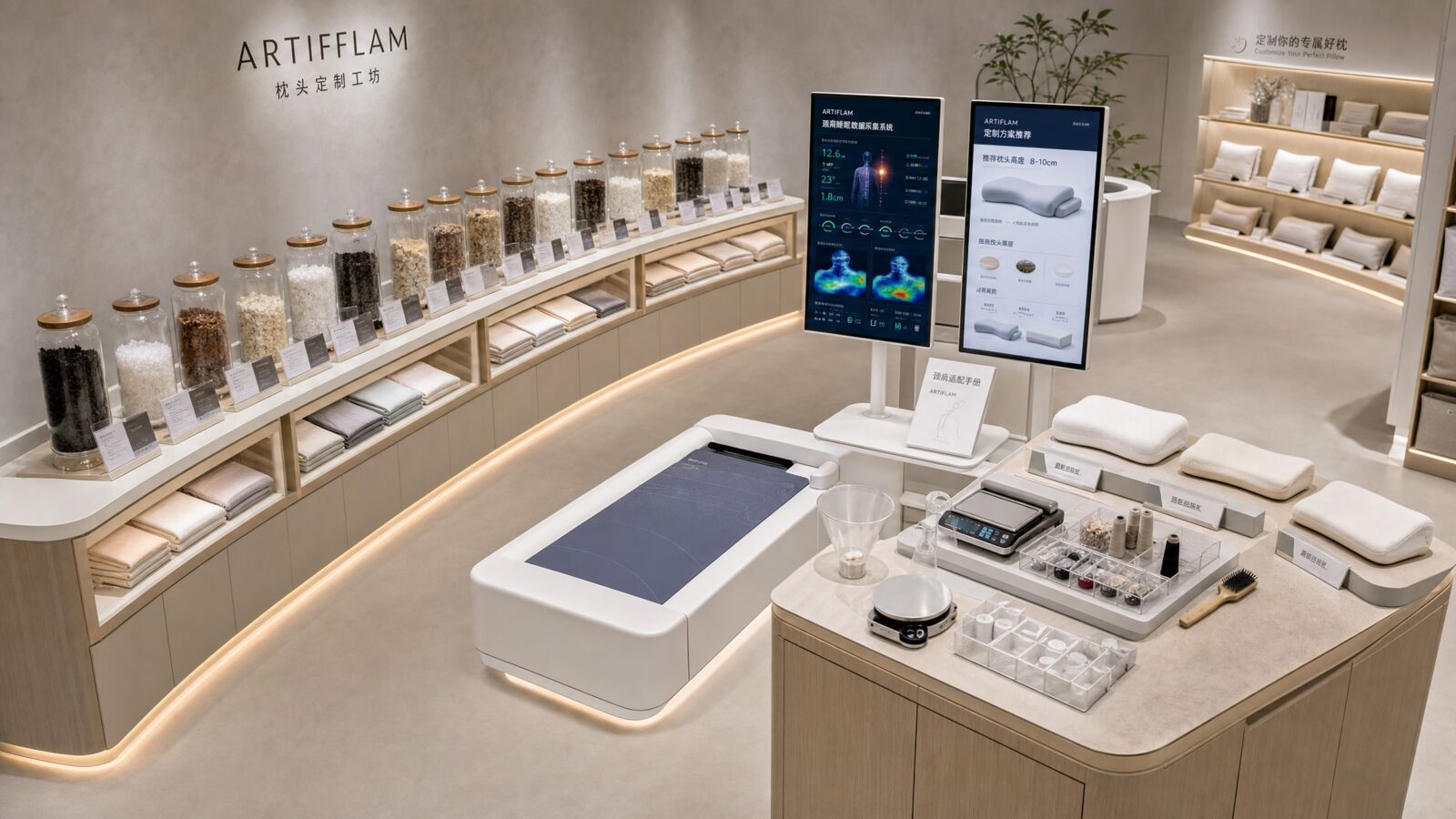 马尾毛文明主题展区